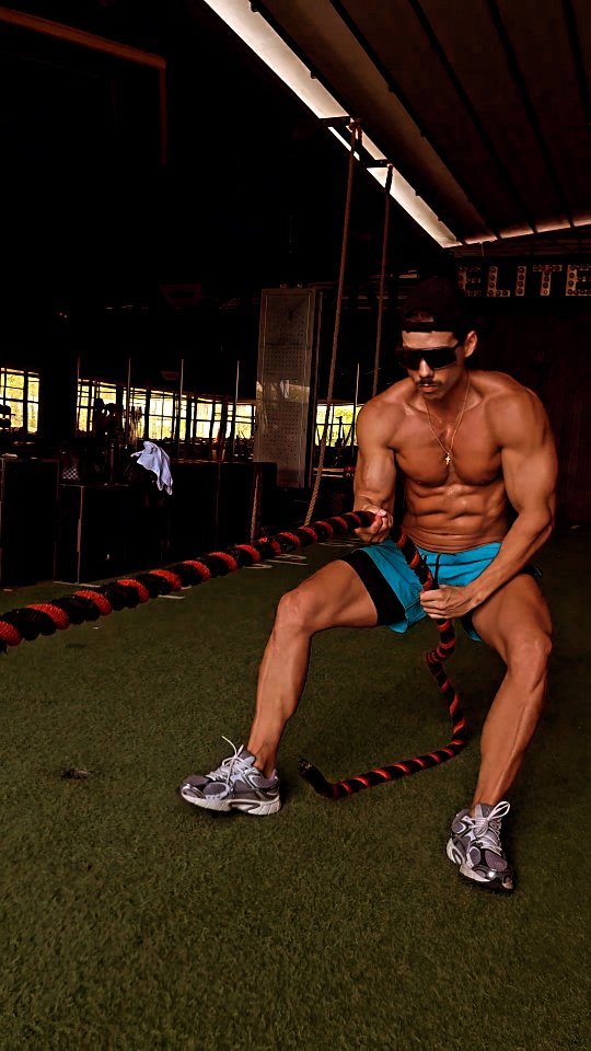 V&iacute;ctor entrenando